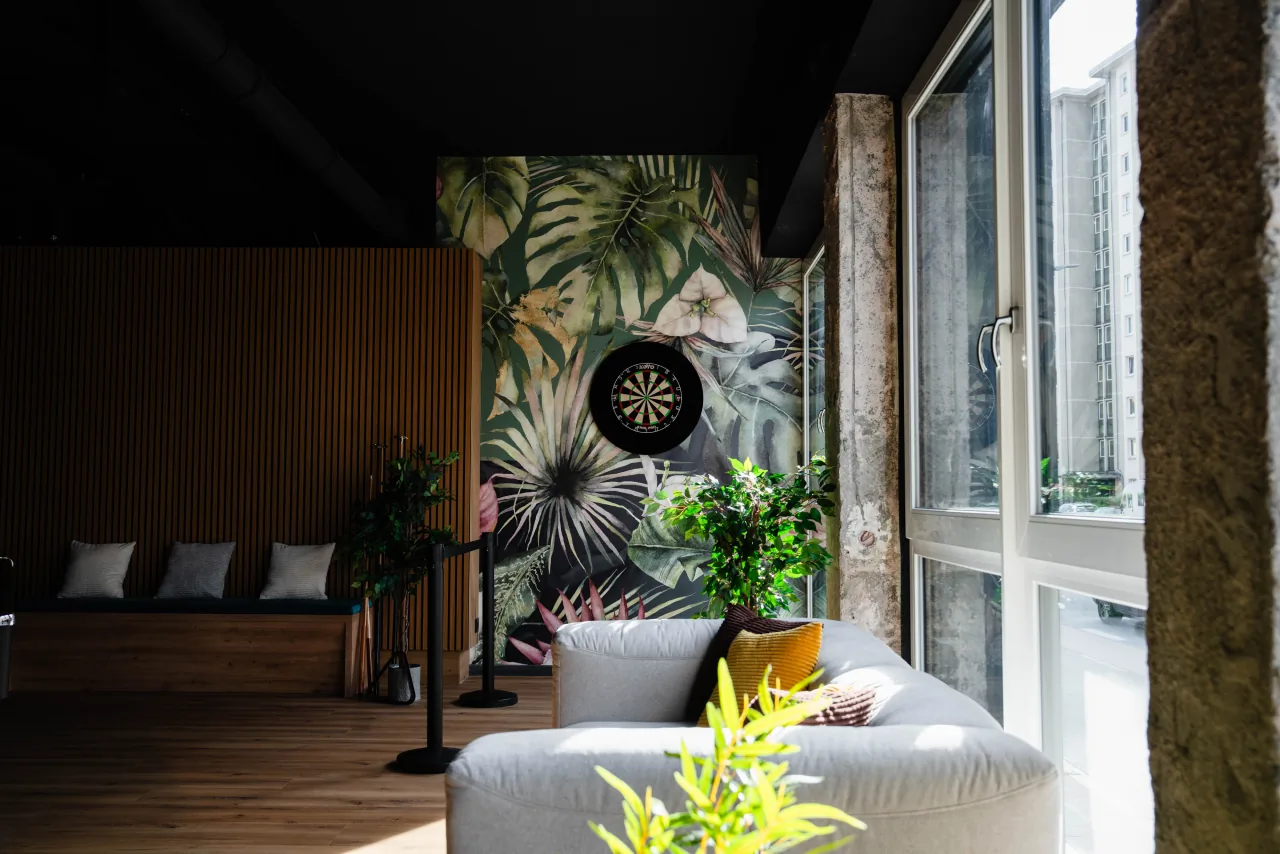 Lounge & Bar der Eighty-Eight Apartments Nürnberg